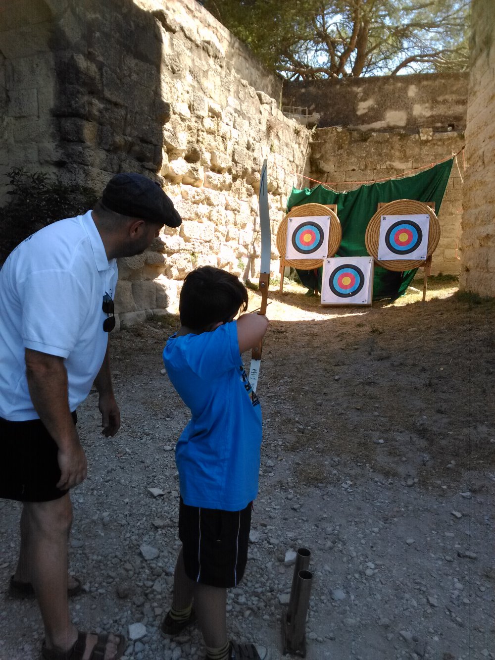 Les archers au chteau de Sommires